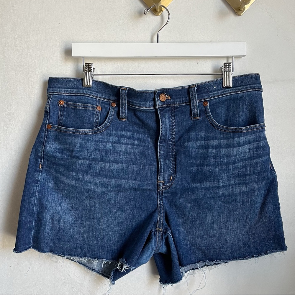 Madewell High-Rise Denim Shorts in Danny Wash: TENCEL™ Denim Edition